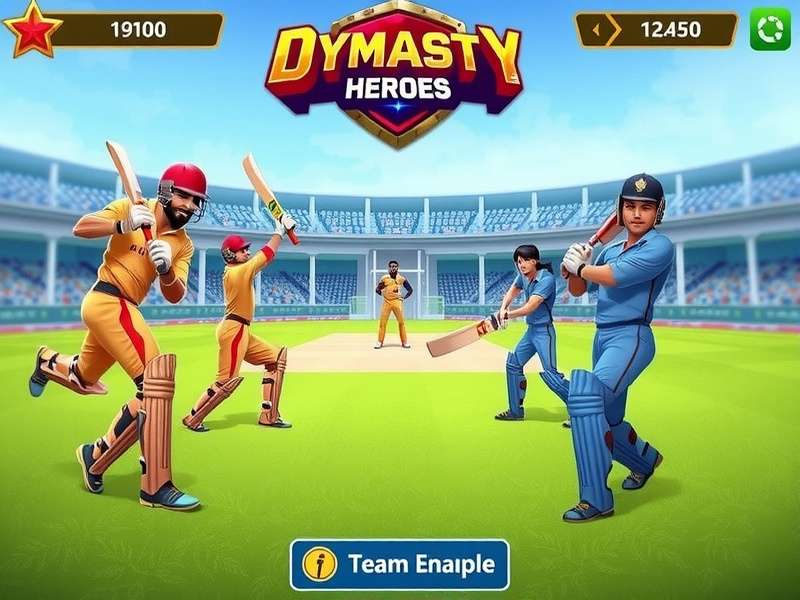 Desi Cricket Dynasty Heroes Team Building